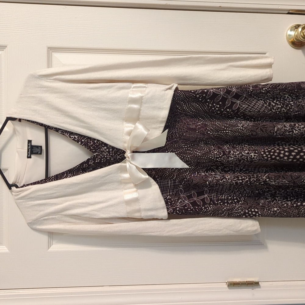 Sleeveless dress with sweater sz 4/S